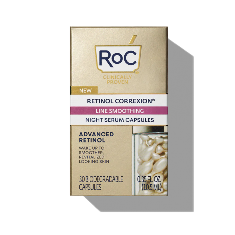 Roc Retinol Correxion Line Smoothing Night Serum Capsules - Image 3