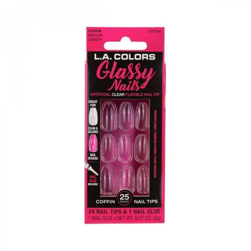 La Colors Glassy Nails Tip