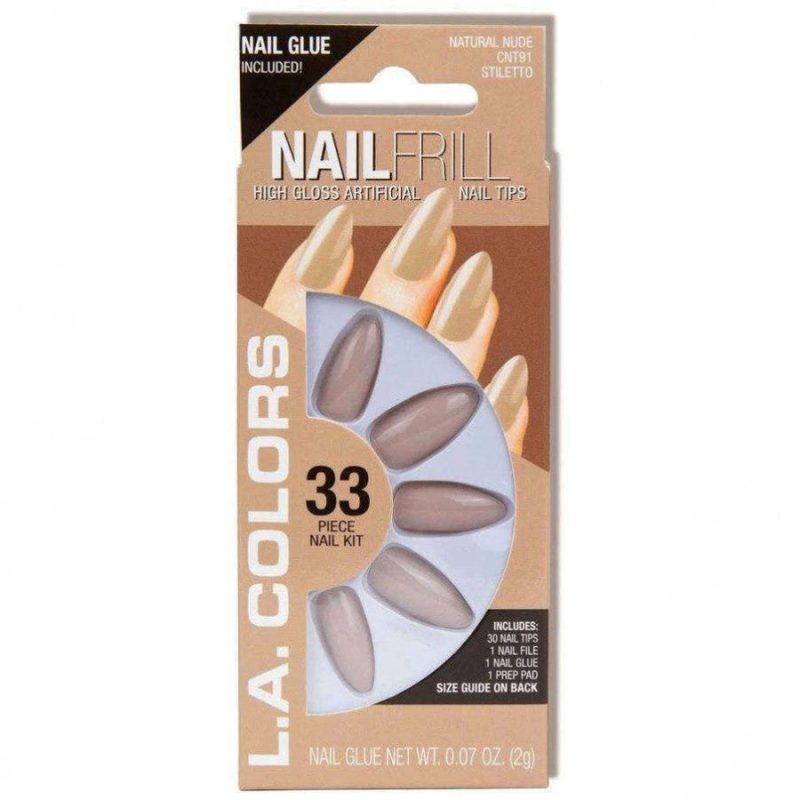 La Colors Nail Frill High Gloss Artificial Nail Tips - Image 6