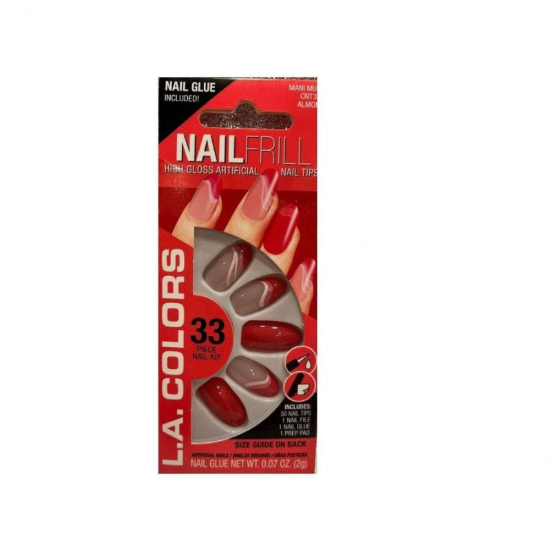 La Colors Nail Frill High Gloss Artificial Nail Tips - Image 7