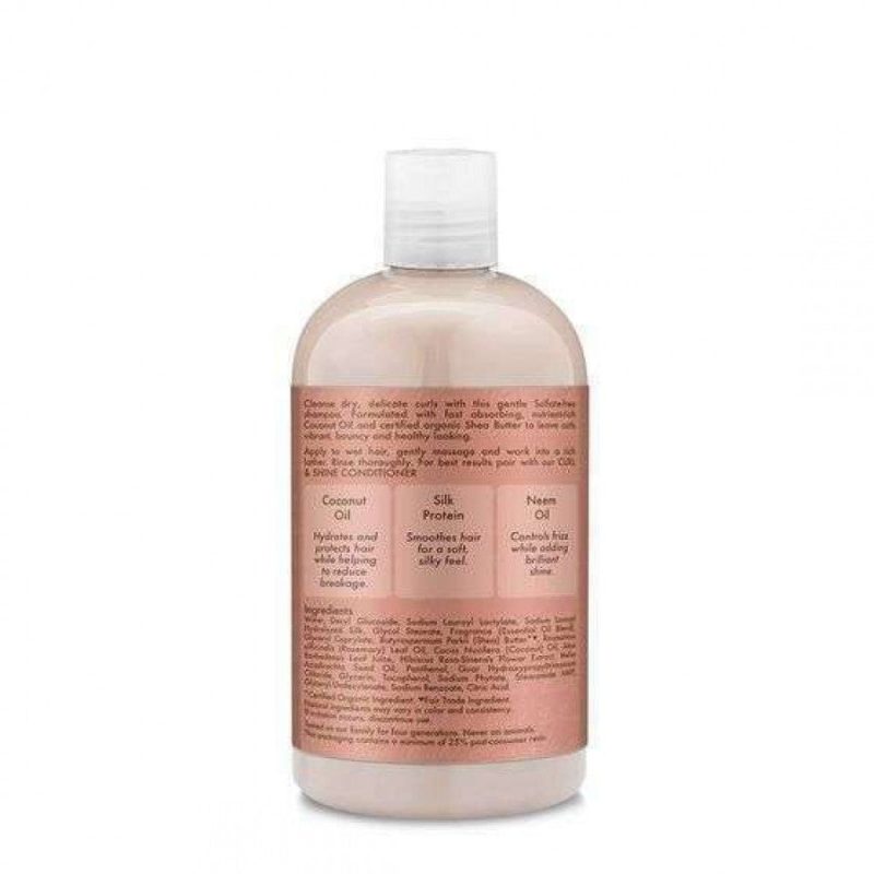 Shea Moisture Coconut & Hibiscus Curl & Shine Shampoo 384ml - Image 2