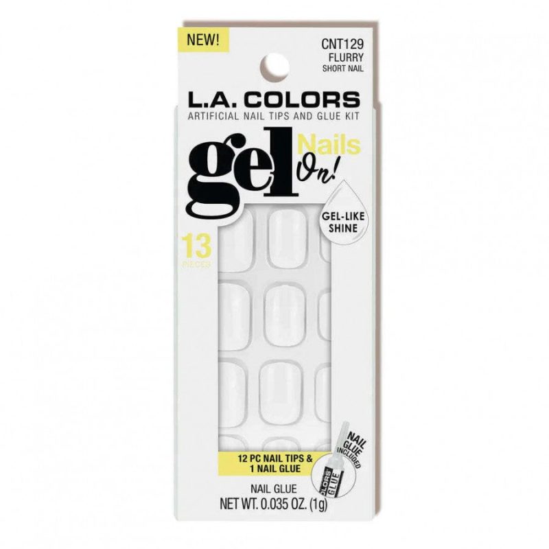 L.A. Colors 13 Piece Gel Nails On! Nail Tips And Glue Kit - Image 5