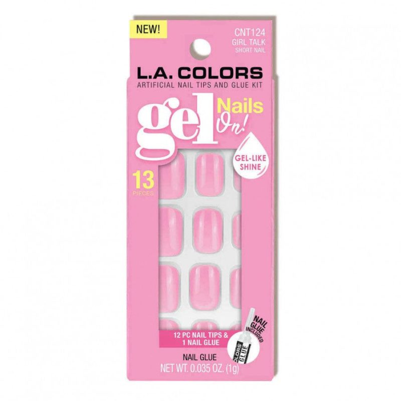 L.A. Colors 13 Piece Gel Nails On! Nail Tips And Glue Kit - Image 3