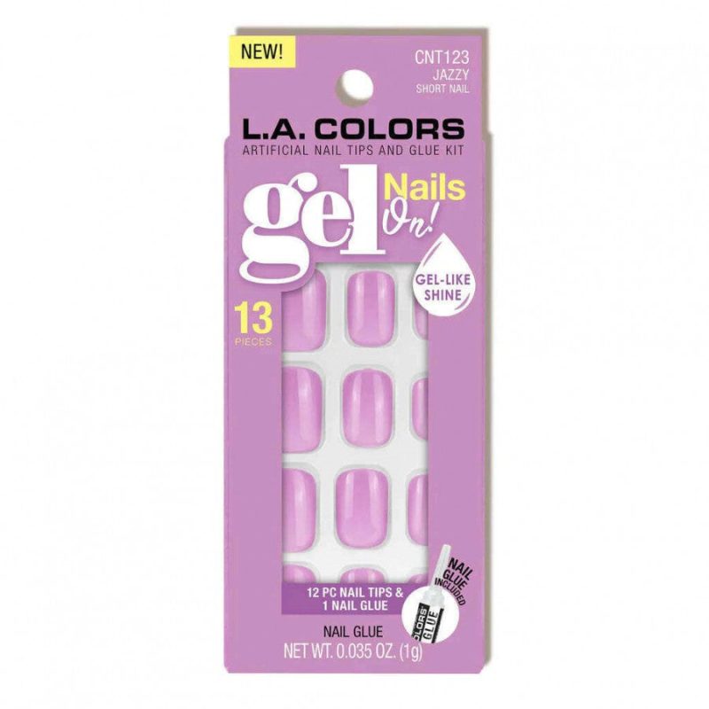 L.A. Colors 13 Piece Gel Nails On! Nail Tips And Glue Kit - Image 2